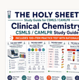 Clinical Chemistry Holy Sheet cover