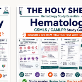 Hematology Holy Sheet cover